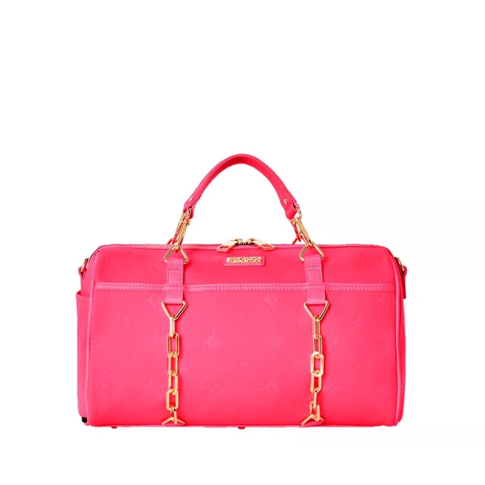 Neon pink Sprayground duffle bag NWT